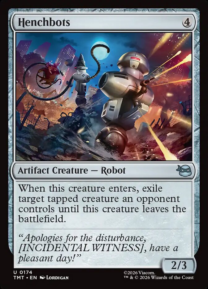 Henchbots card front