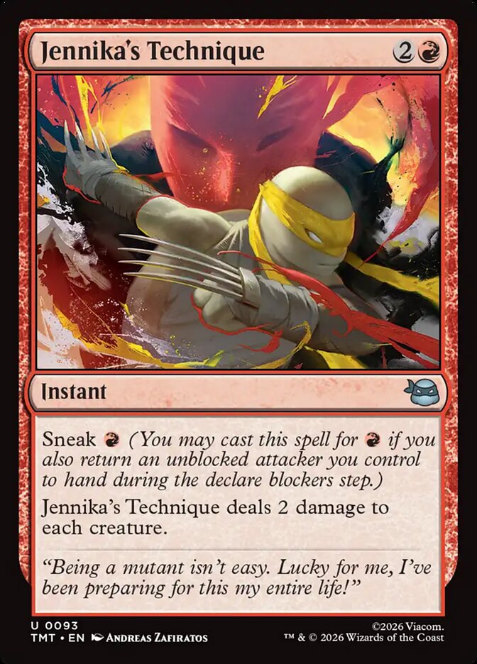 Jennika's Technique card front