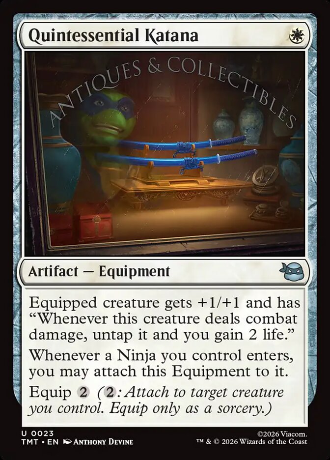 Quintessential Katana card front