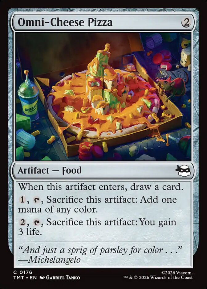 Omni-Cheese Pizza card front