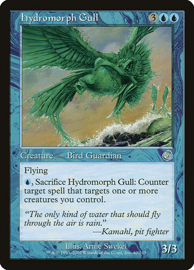 Hydromorph Gull card front