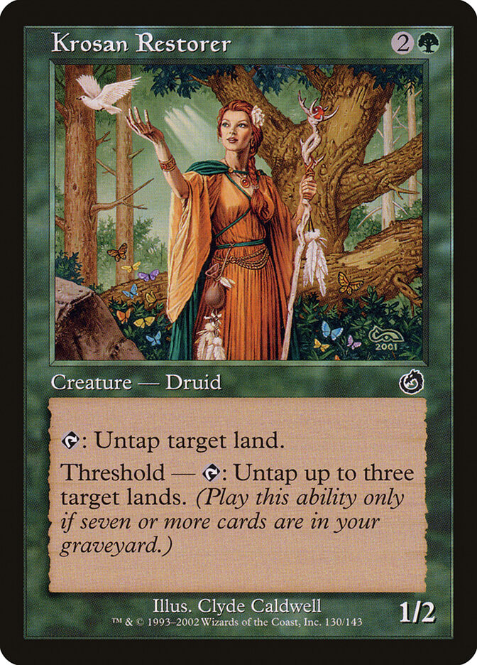 Krosan Restorer card front
