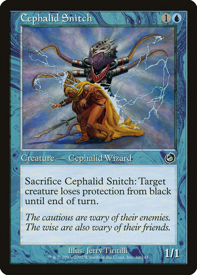 Cephalid Snitch card front