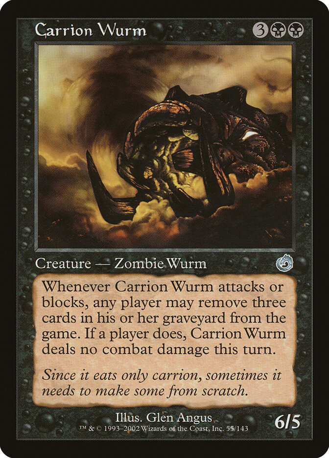 Carrion Wurm card front