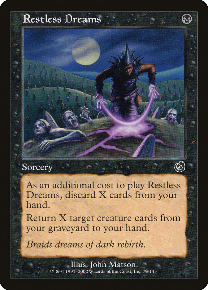 Restless Dreams card front