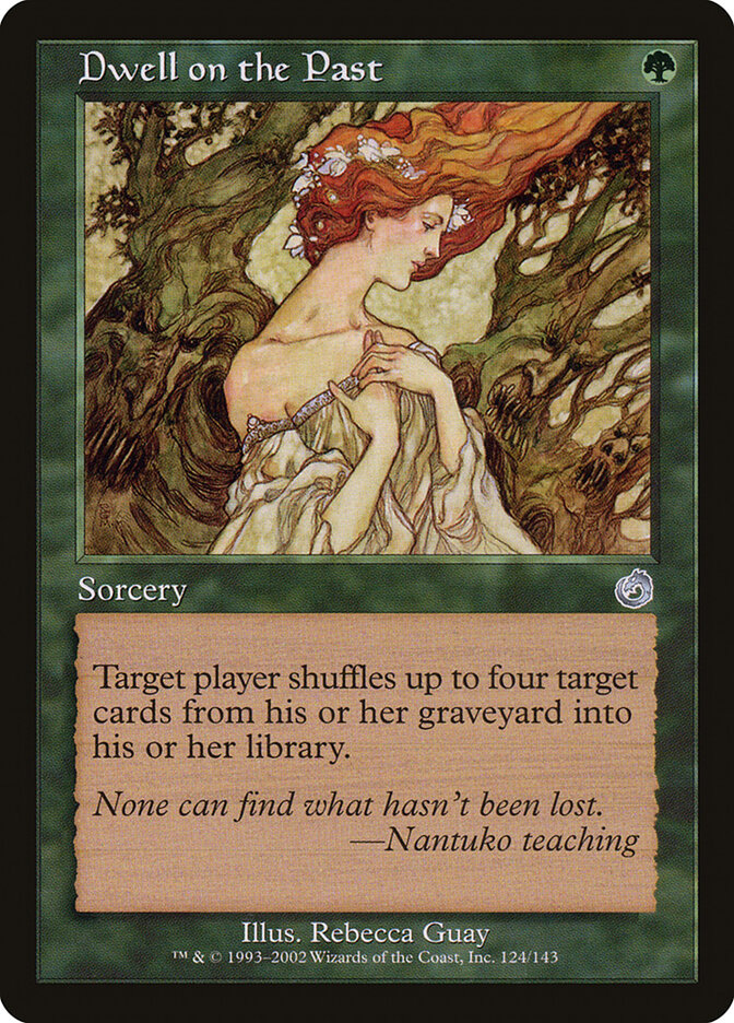 Dwell on the Past card front