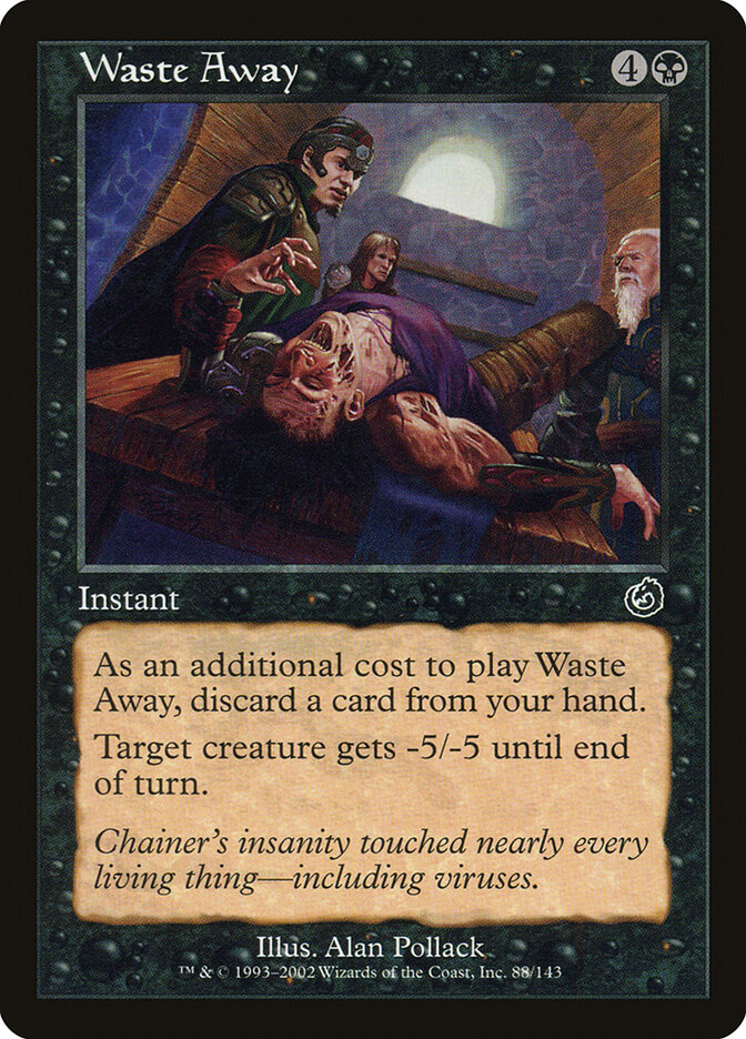 Waste Away card front