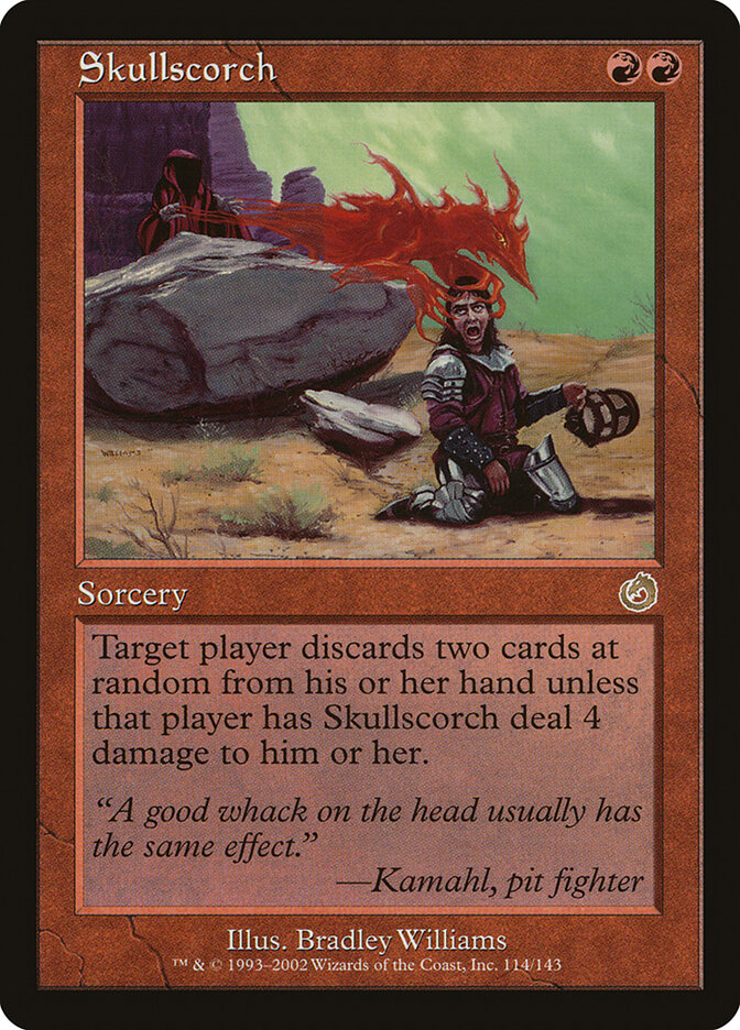 Skullscorch card front