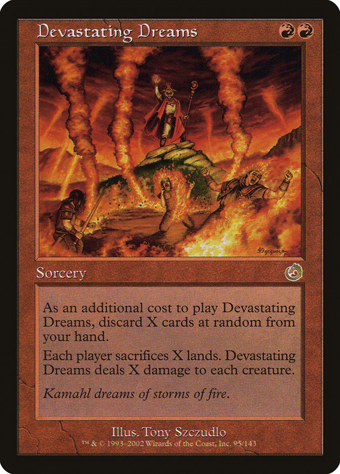 Devastating Dreams card front