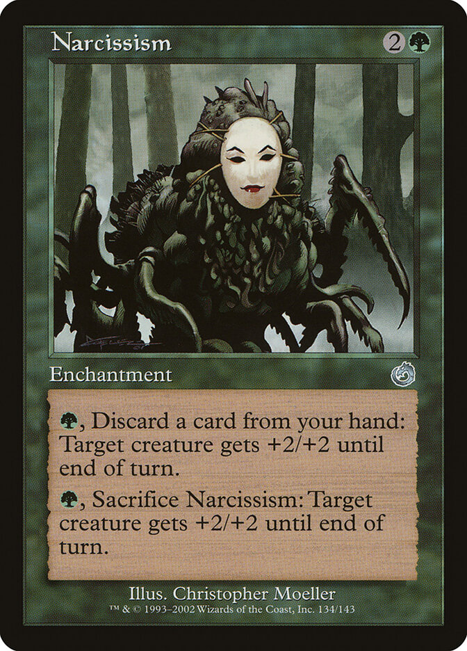 Narcissism card front