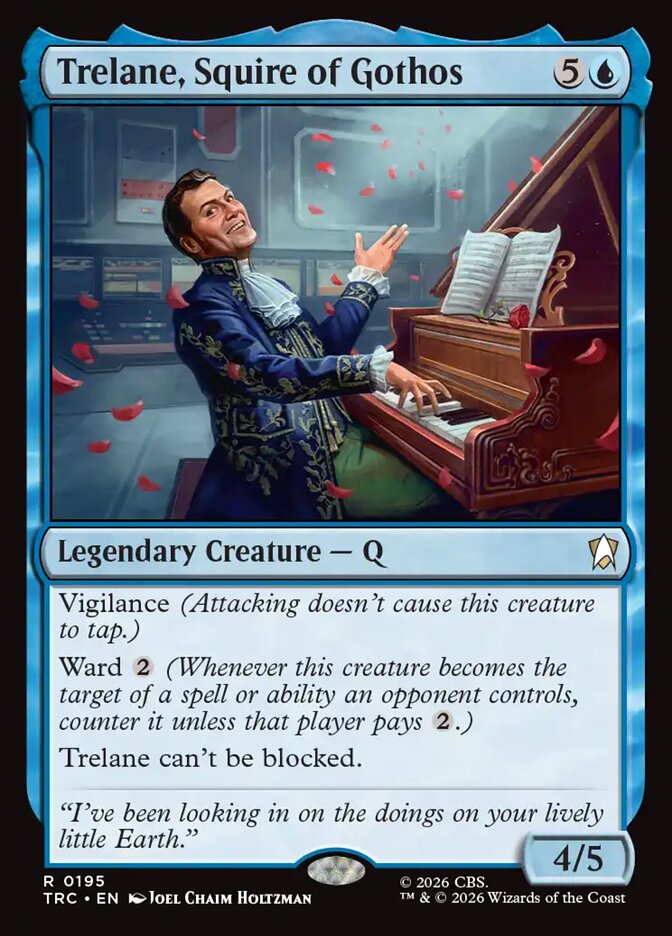 Trelane, Squire of Gothos card front
