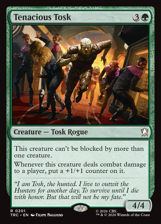 Tenacious Tosk card front