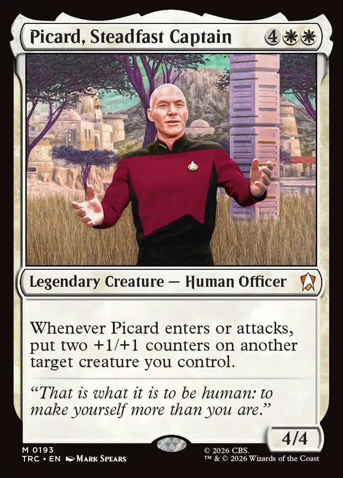 Picard, Steadfast Captain card front