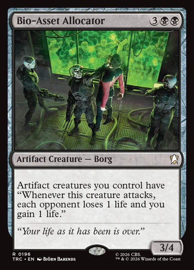 Bio-Asset Allocator card front