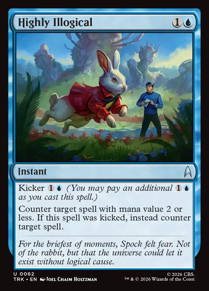Highly Illogical card front