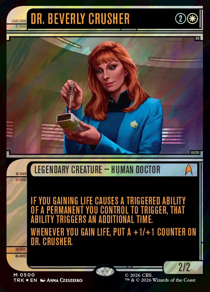 Dr. Beverly Crusher card front