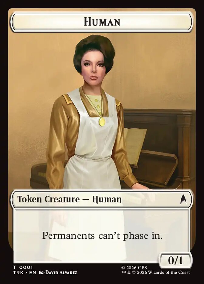Human card front