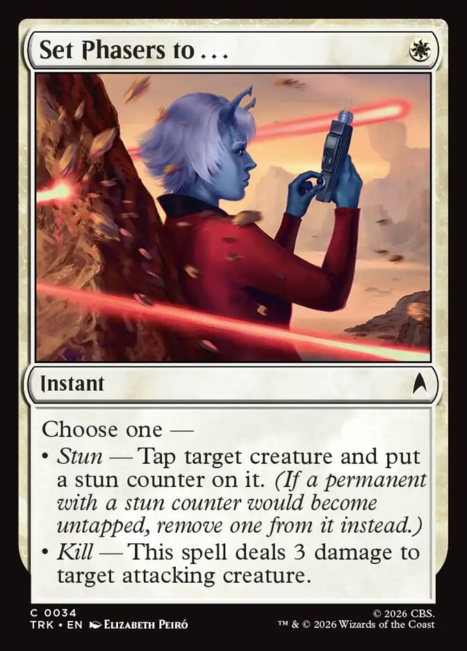 Set Phasers to . . . card front