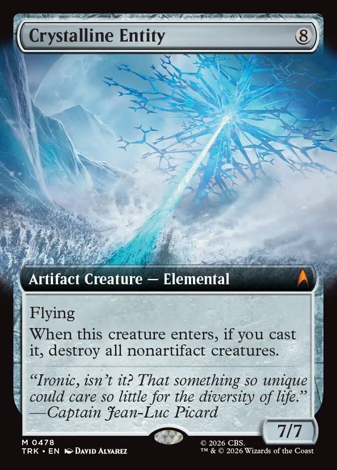 Crystalline Entity card front
