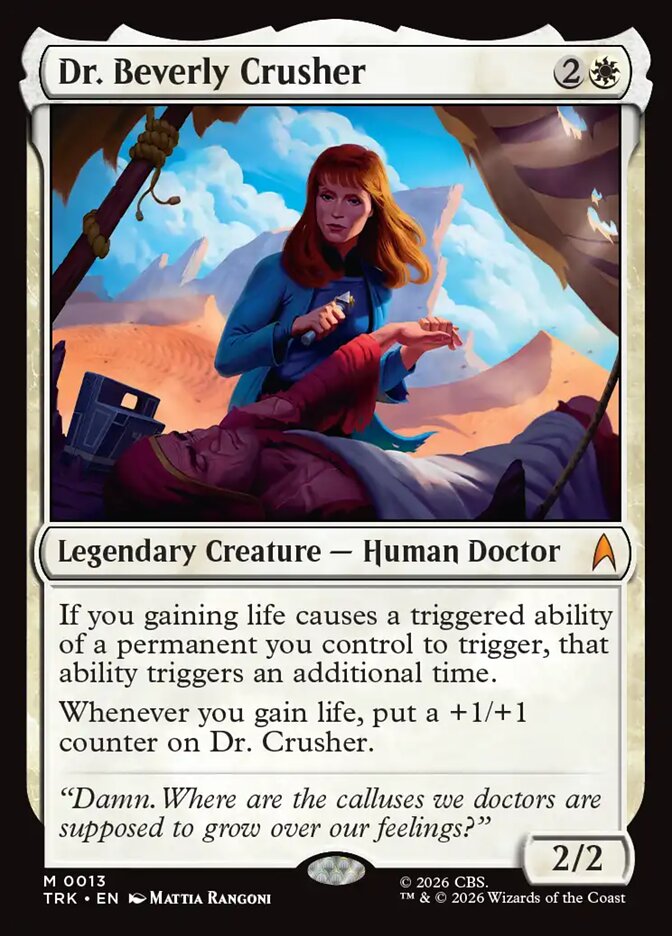 Dr. Beverly Crusher card front