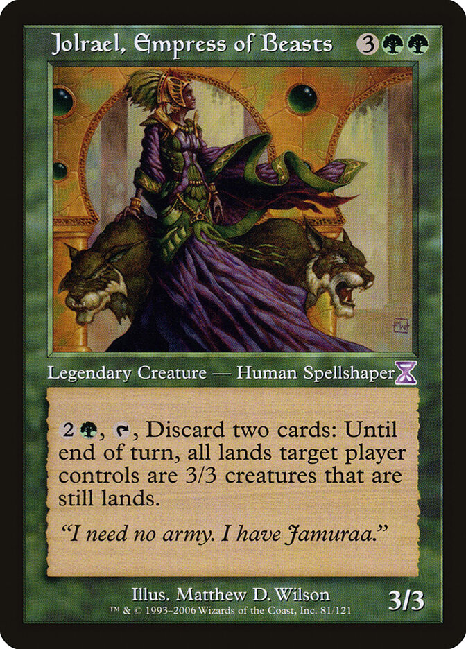 Jolrael, Empress of Beasts card front