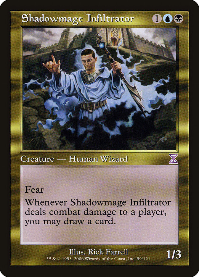 Shadowmage Infiltrator card front