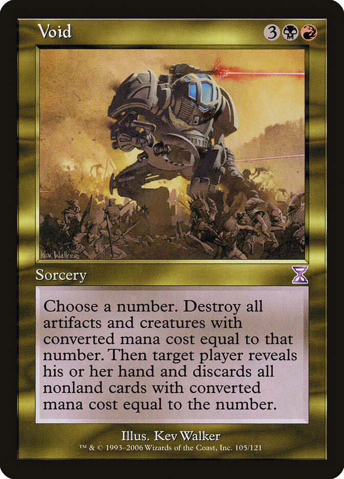 Void card front