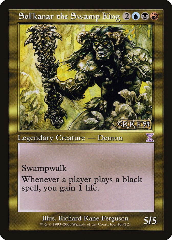 Sol'kanar the Swamp King card front