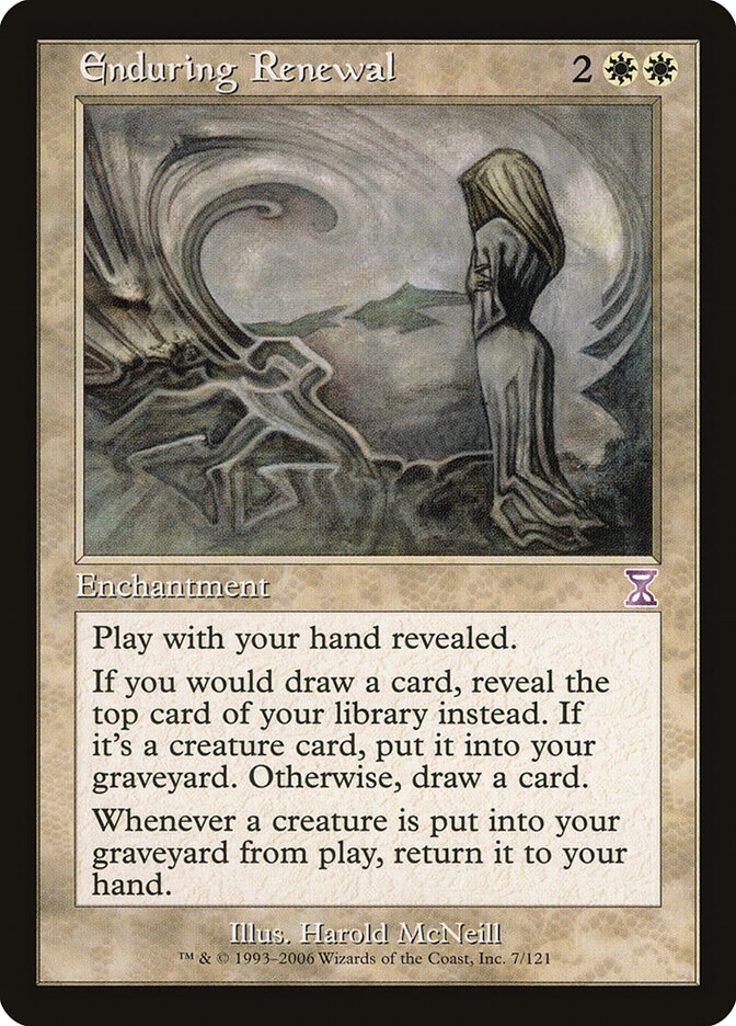 Enduring Renewal card front