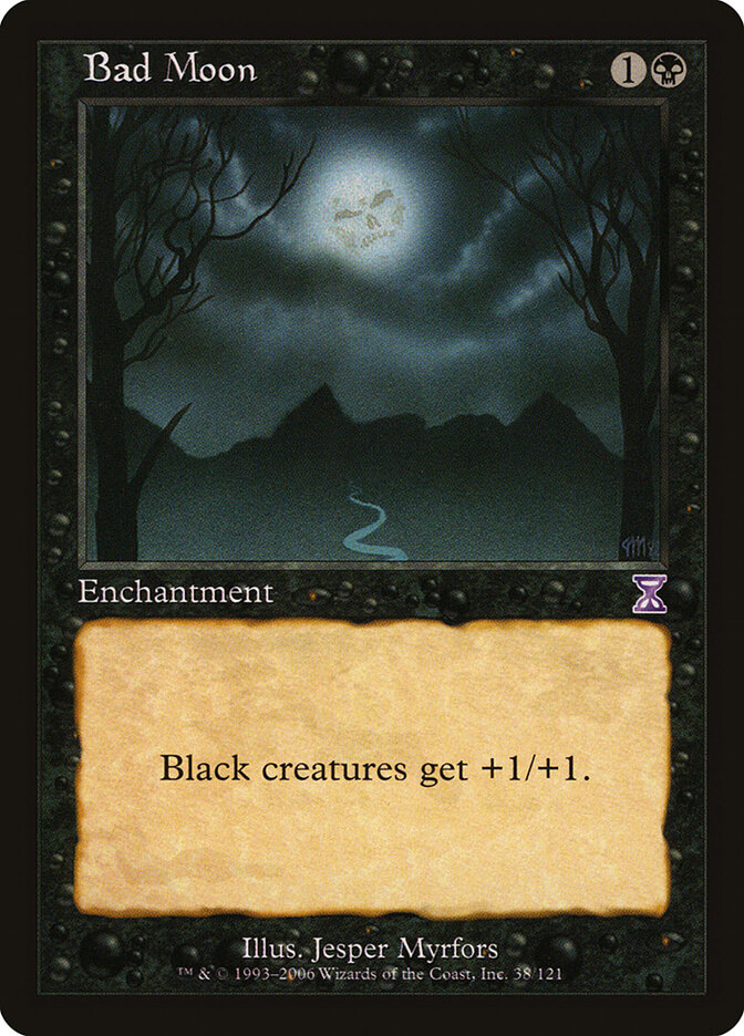 Bad Moon card front