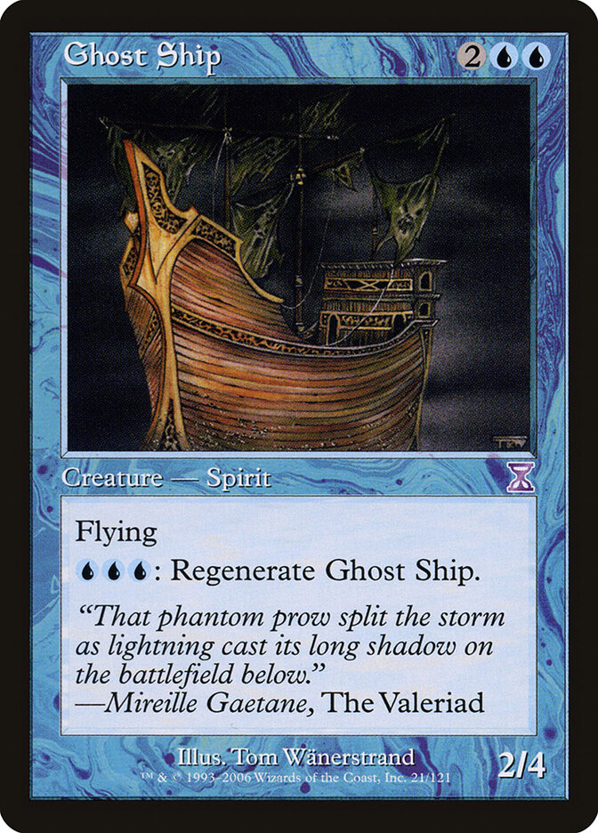 Ghost Ship card front