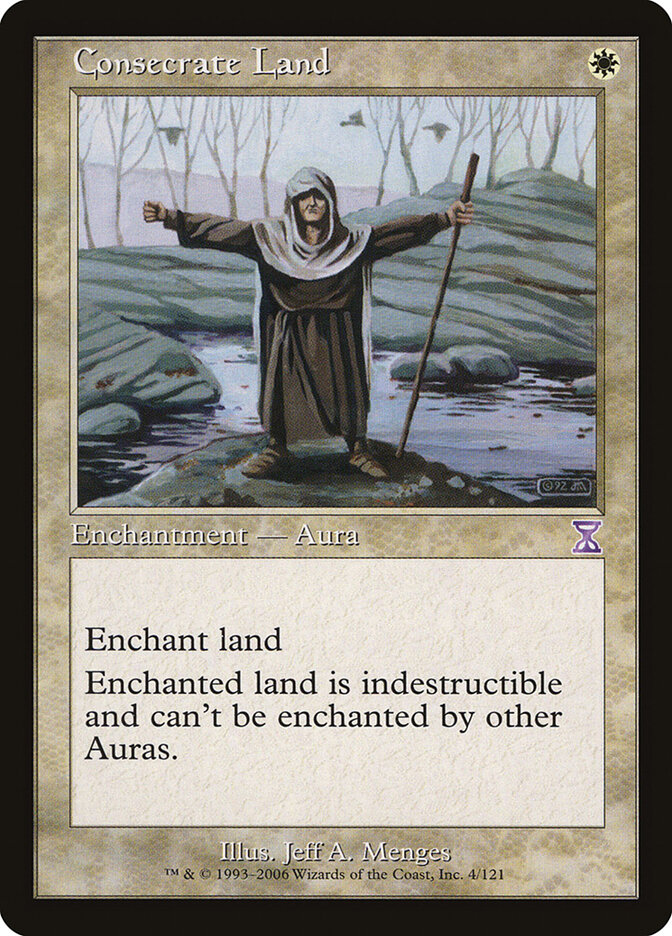Consecrate Land card front