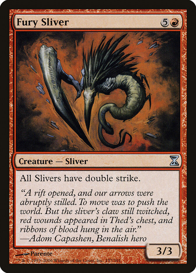 Fury Sliver card front