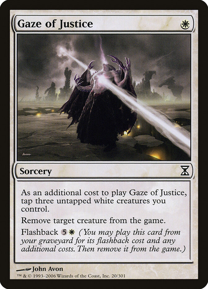 Gaze of Justice card front