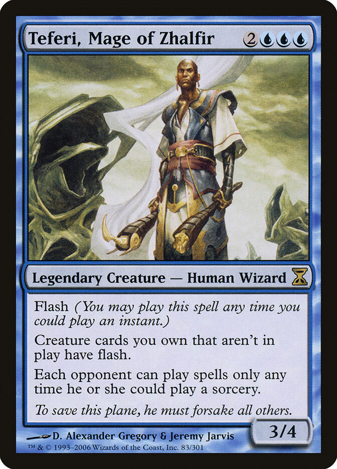 Teferi, Mage of Zhalfir card front