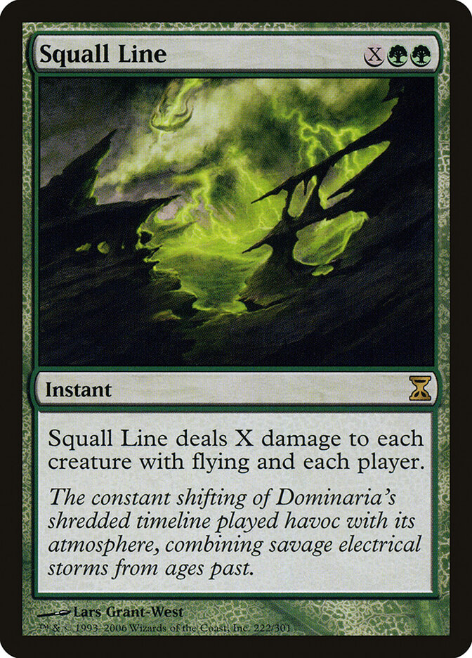 Squall Line card front