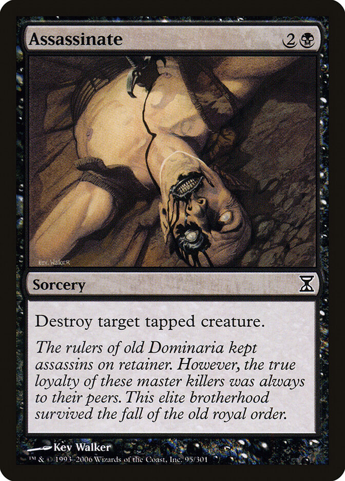 Assassinate card front
