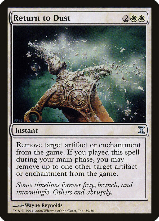 Return to Dust card front