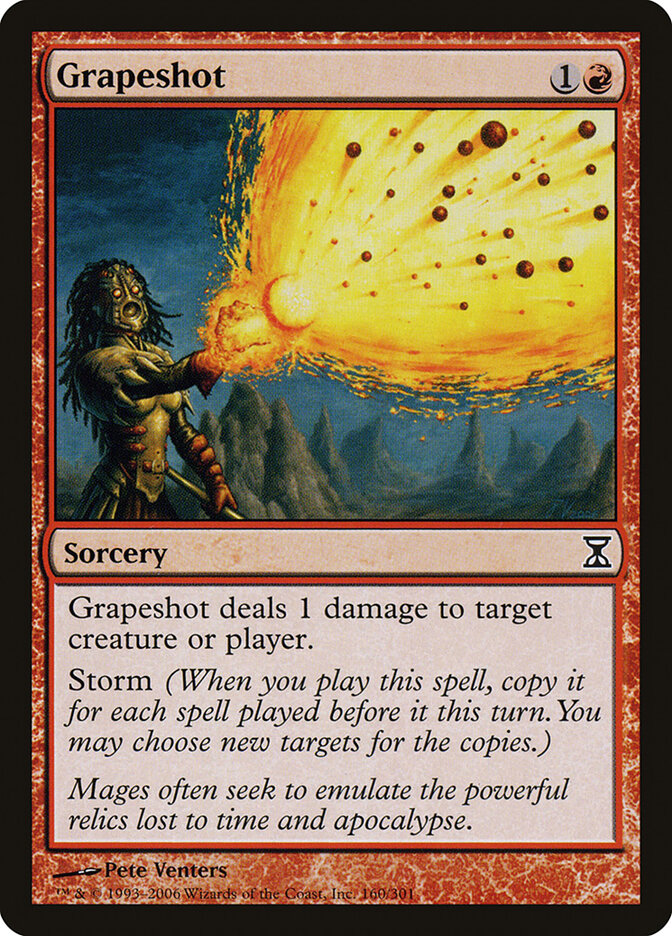Grapeshot card front