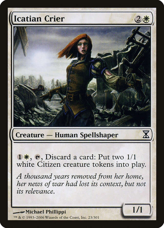 Icatian Crier card front