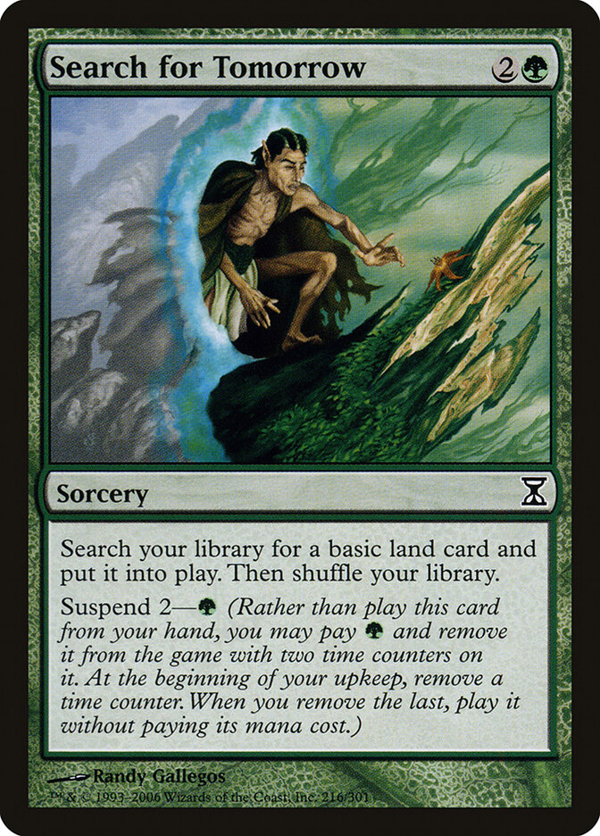 Search for Tomorrow card front