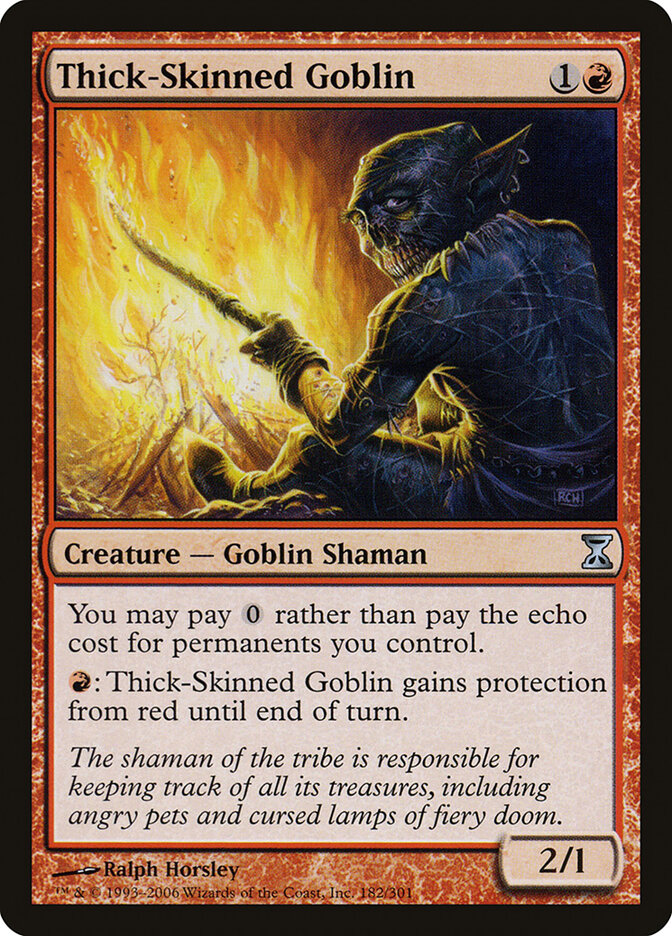 Thick-Skinned Goblin card front