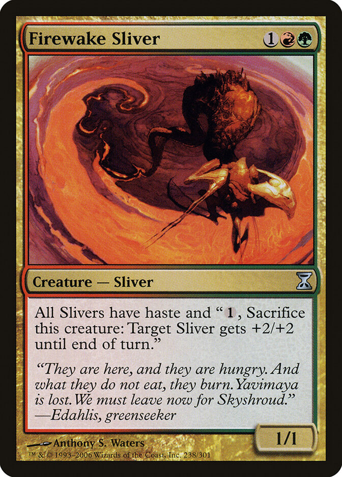 Firewake Sliver card front