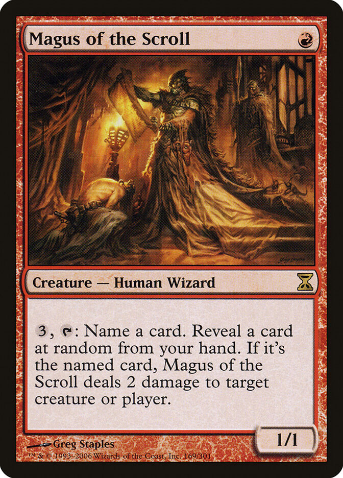 Magus of the Scroll card front