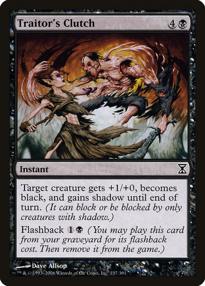 Traitor's Clutch card front