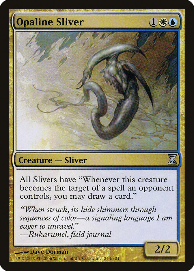 Opaline Sliver card front