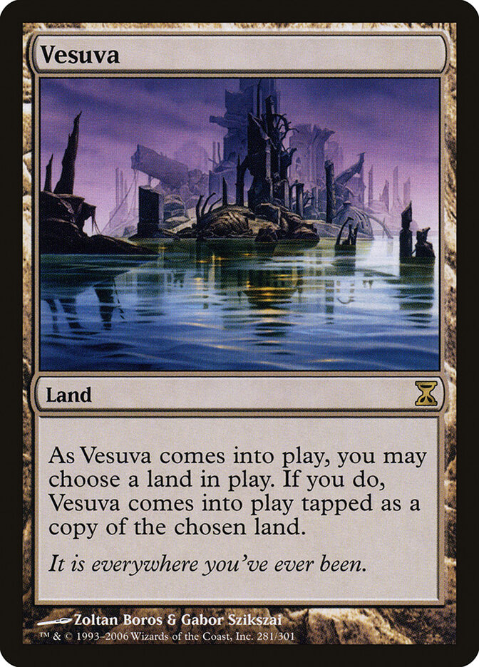 Vesuva card front