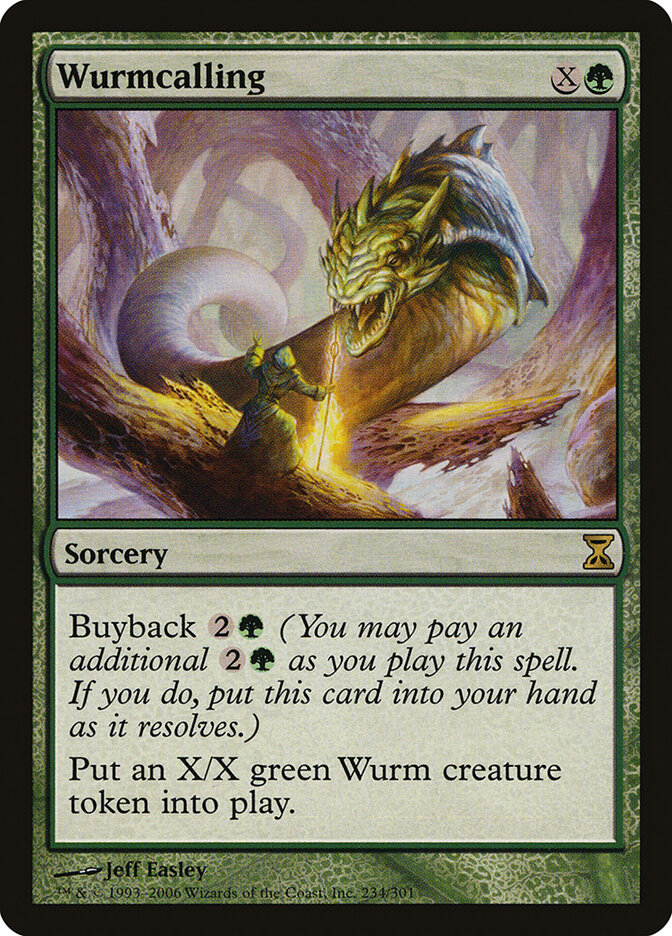 Wurmcalling card front