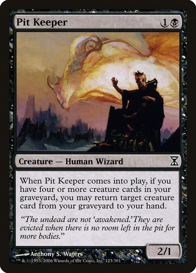 Pit Keeper card front