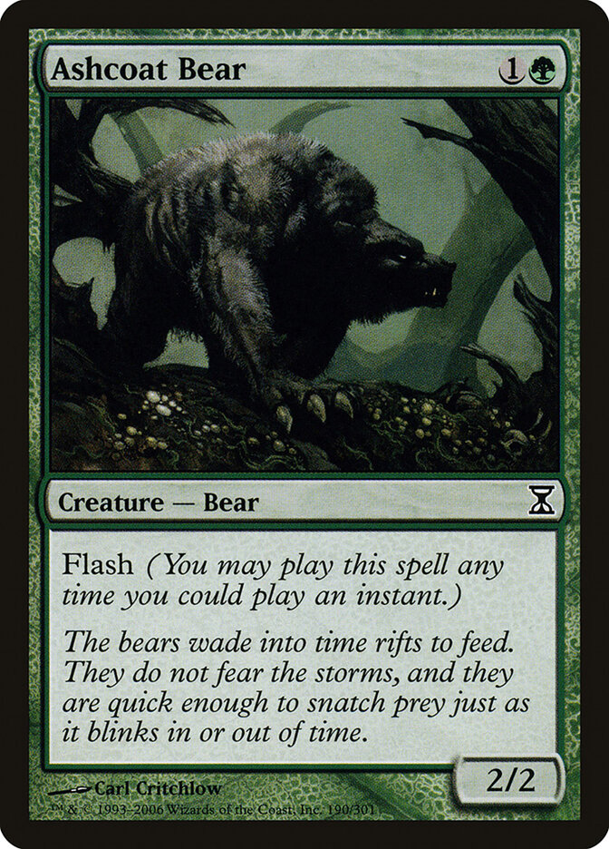 Ashcoat Bear card front
